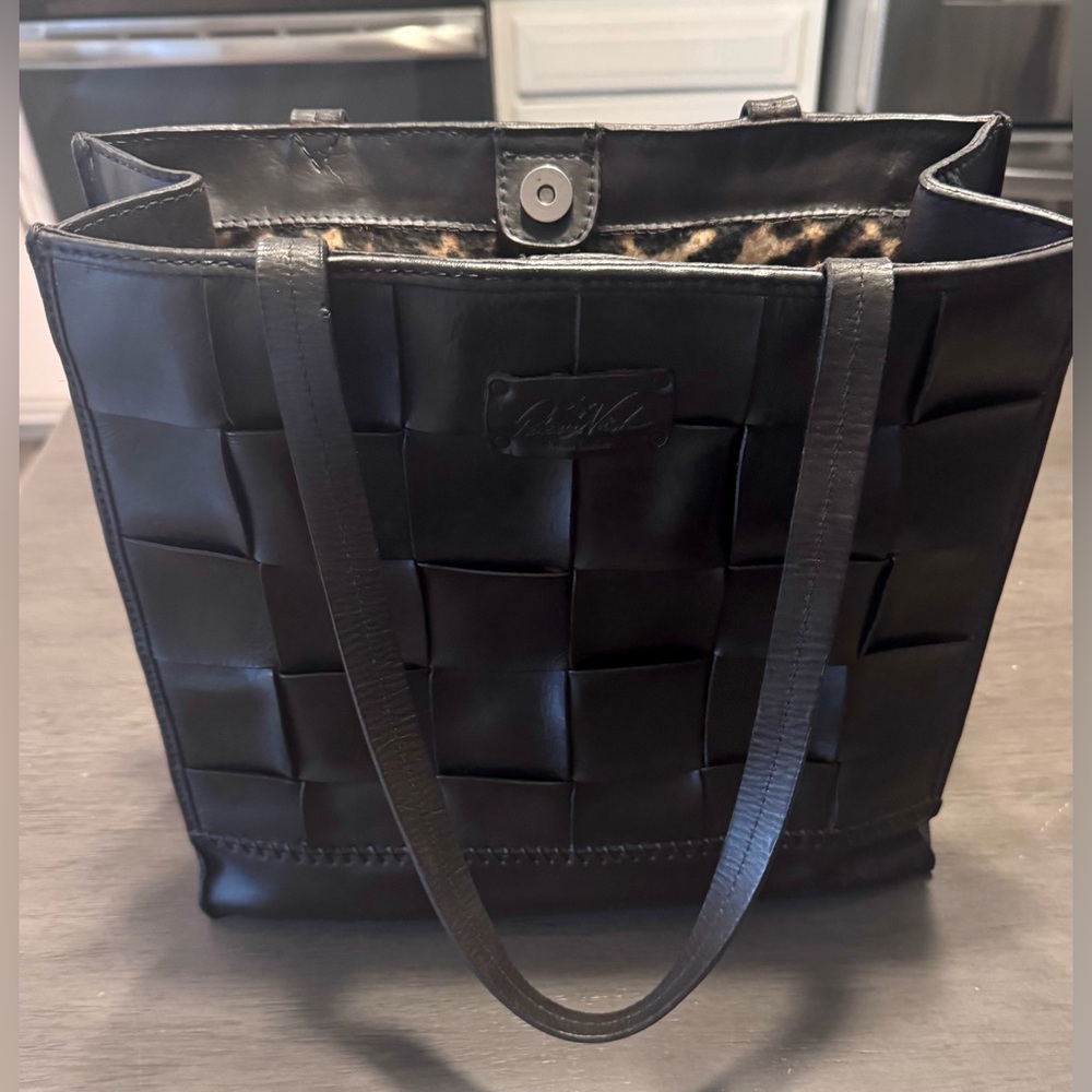 Patricia Nash woven leather handbag